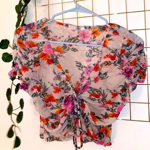 Fashion Nova Ruched Crop Top